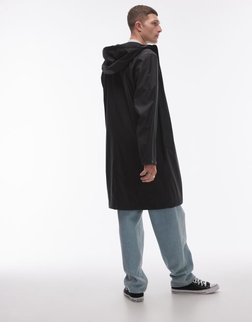 Topman – Wasserabweisende Jacke in Schwarz | ASOS