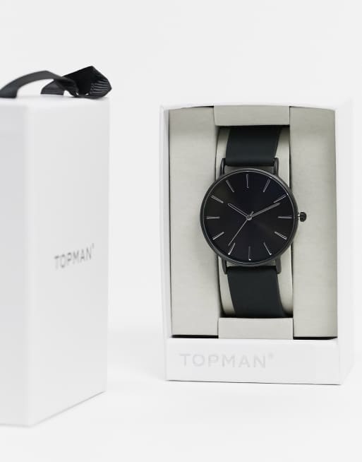 Topman watch in black