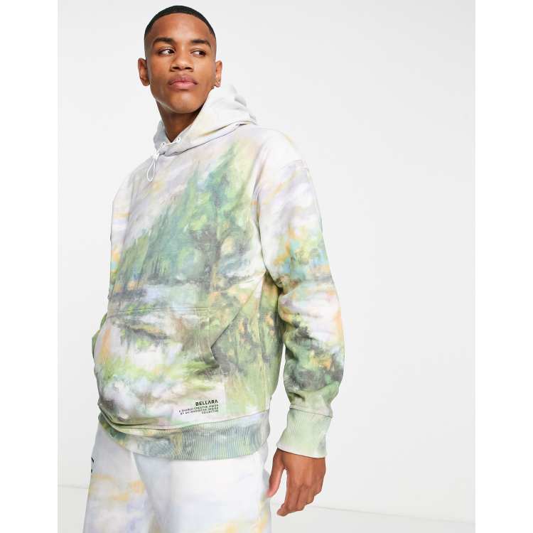 Nike watercolor cheap hoodie