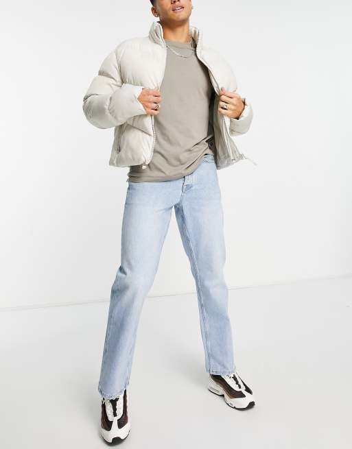 Topman – Weite Jeans in verwaschenem Hellblau