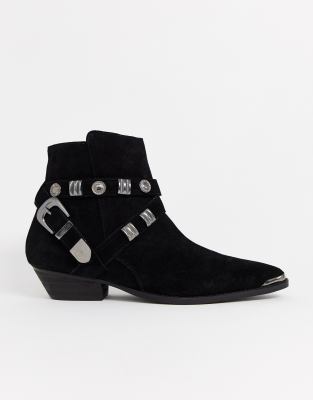 buckle western boots