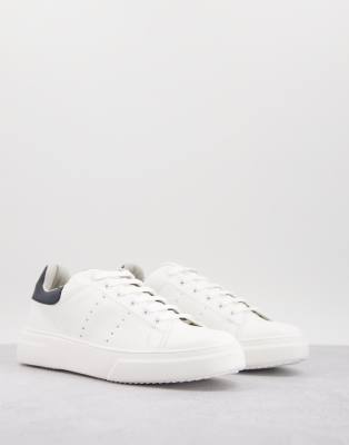 Topman white pu drone trainers