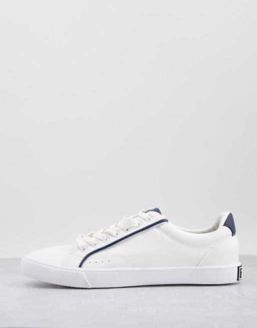 Mens white hot sale trainers asos