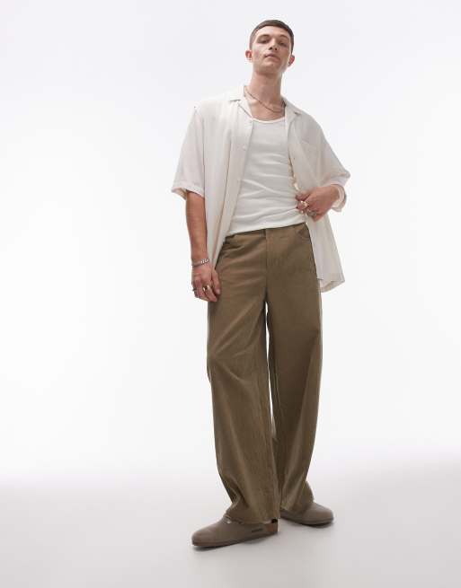 パンツ STONE  Corduroy Pants THEOREM パンツ mp12861-Routine Frower Pattern Corduroy Pants
