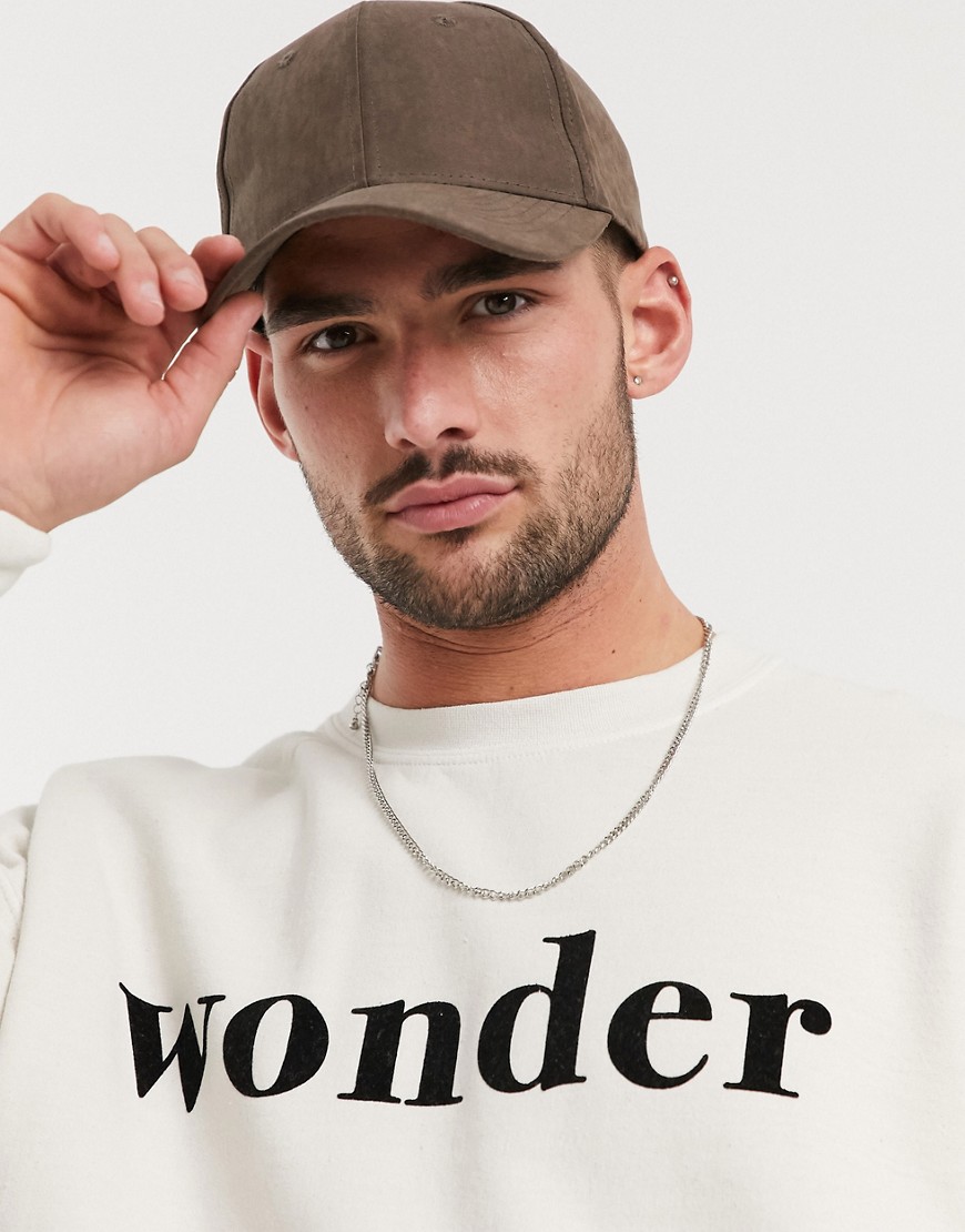 Topman – Wonder – Vit sweatshirt