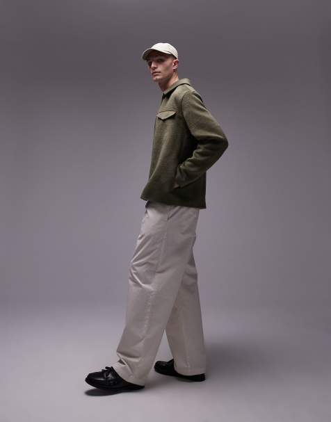 Topman wool look shacket - view 1