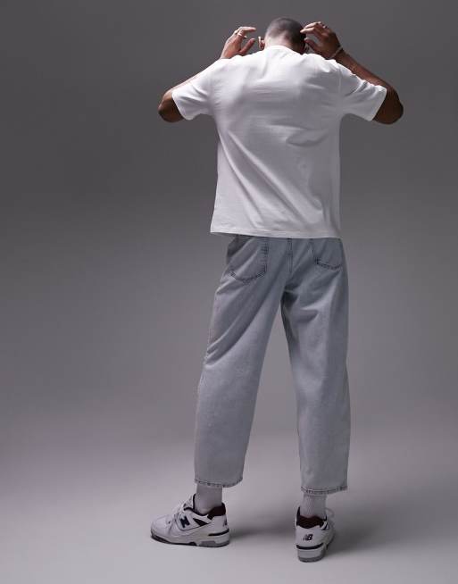 Topman – Zestaw 2 T-shirtów oversize w kolorach białym i czarnym, 4 z 4