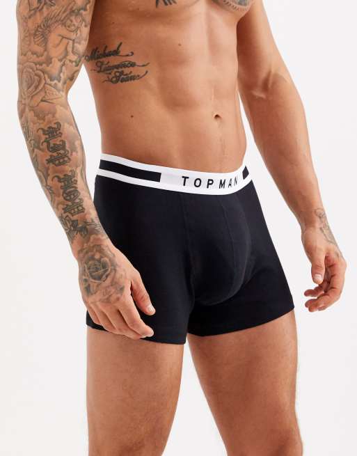 Topman – Zestaw 3 obcisłych bokserek w kolorze czarnym, 4 z 4