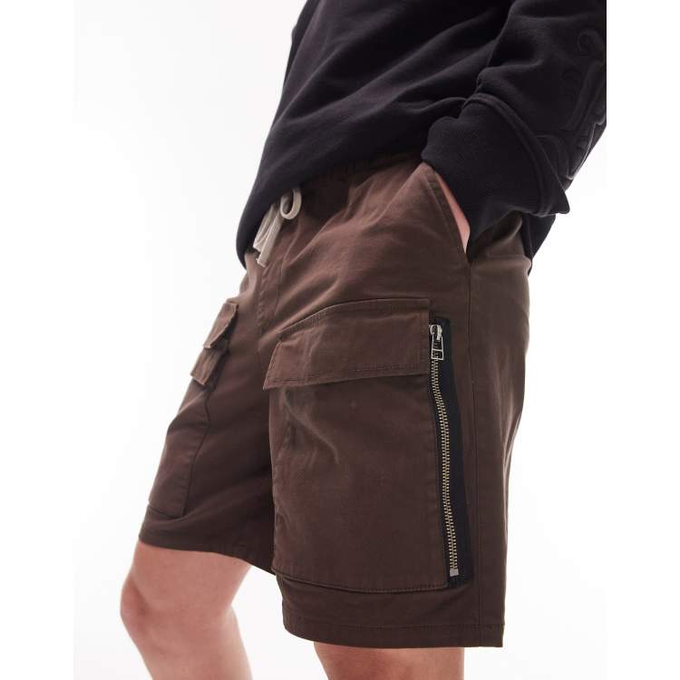 ◆Malbon Golf◆ CARGO POCKET SHORTS BROWN WOMAN 9617873f-a8bc-4766-9a31-