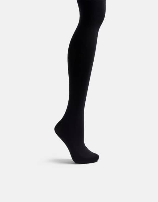 Topshop 2 pack 50 denier tights in black