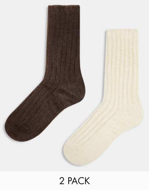 Two Whom Crew Love Socks - Black / White - TwoWhom