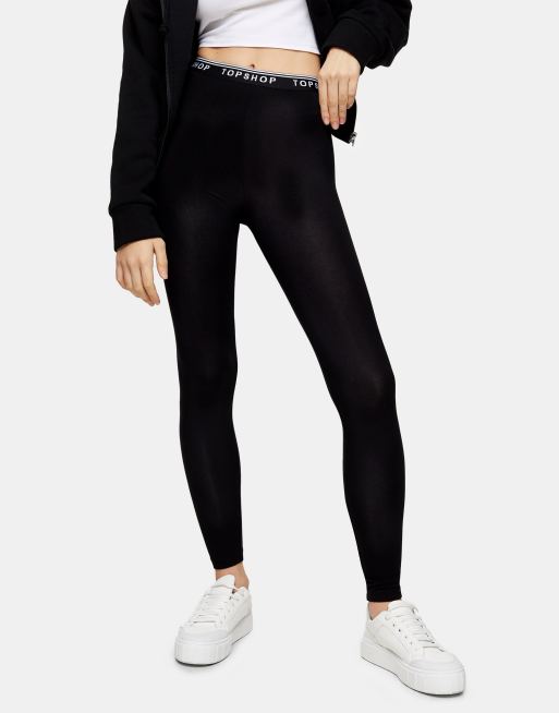 Topshop leggings in black