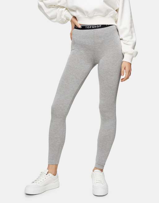 Topshop on sale grey leggings