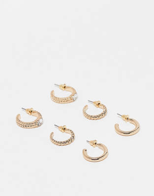 Topshop on sale gold hoops