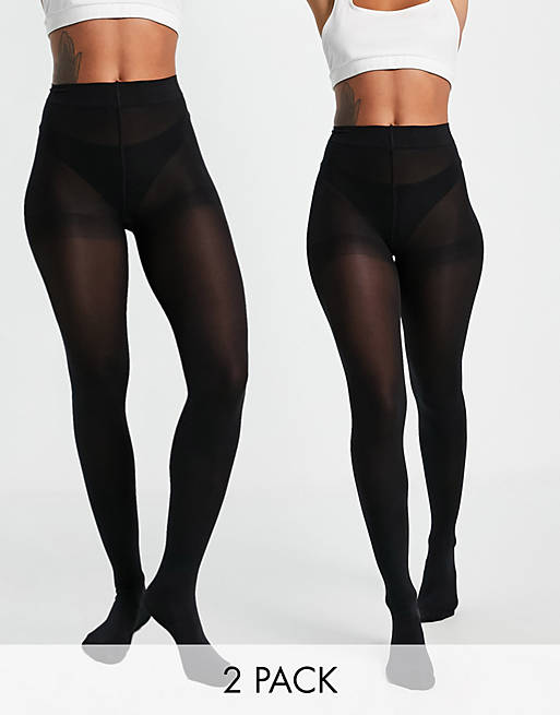 Topshop 80 denier tights two pack