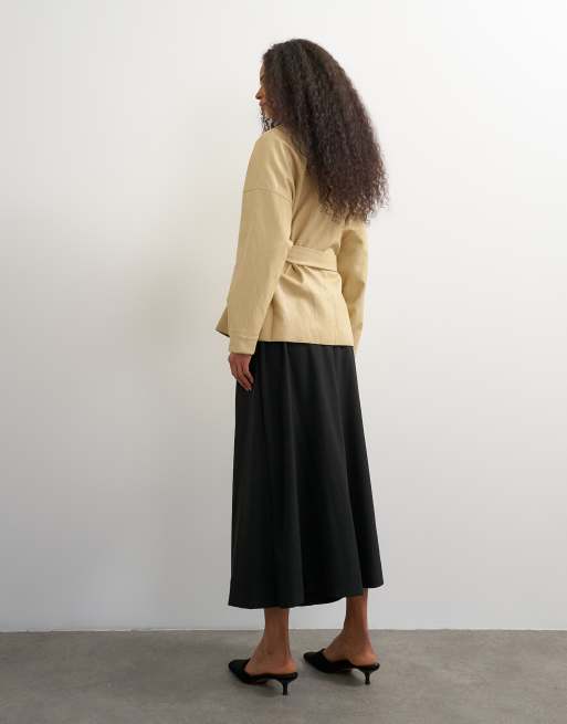 Topshop A-lijn culotte in zwart, 3 van 5