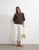 Topshop A line culotte in white