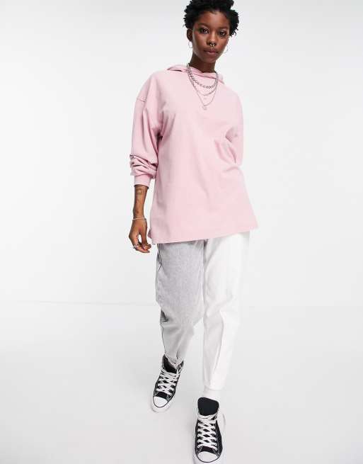 Topshop discount pink hoodie