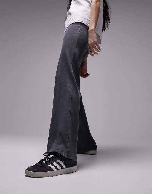 Gilli fit and flare pants in charcoal