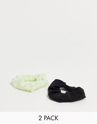 Topshop active 2 pack scrunchies