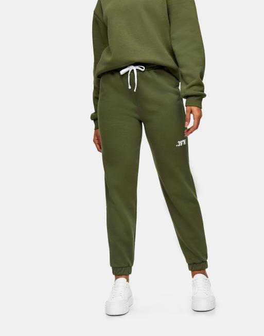 Topshop khaki joggers new arrivals