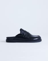 Topshop Addie loafer mule in black