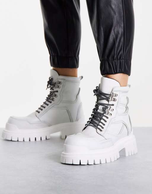 Topshop boots outlet white