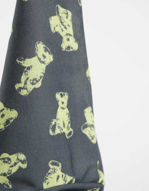 Topshop all over teddy baby t-shirt in grey , 3 of 4