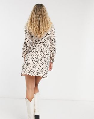 topshop giraffe print dress