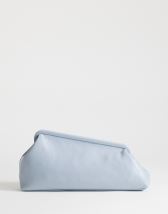 Topshop anna angular clutch bag in cornflower blue