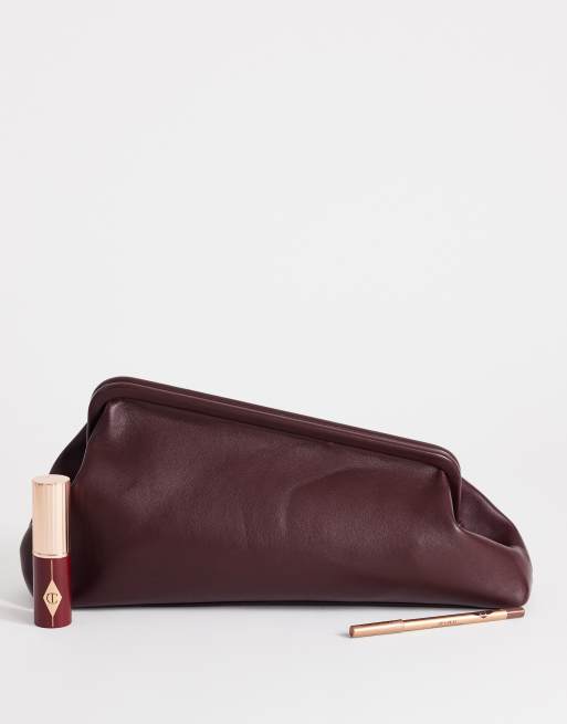 Topshop - Anna - Pochette angulaire de taille moyenne - Aubergine, 2 de 4
