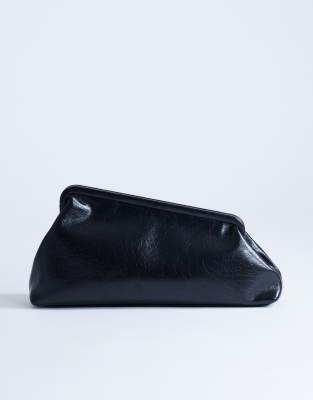 Topshop - Anna - Pochette angulaire - Noir