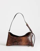 Topshop Annabel shoulder bag in snake
