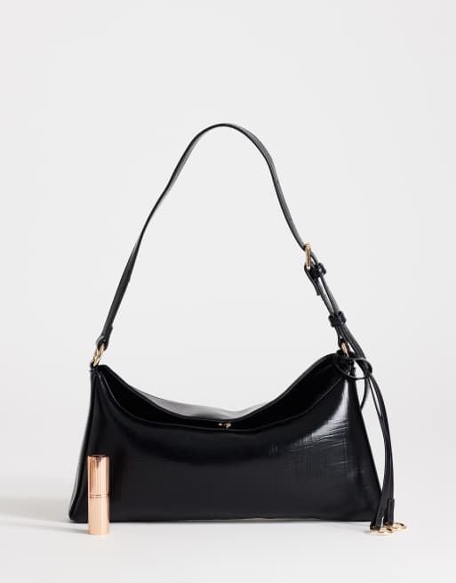 Topshop Annabel small shoulder bag in black, 2 of 4