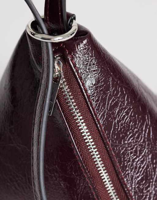 Topshop Arthur lille multifunktionel taske i burgundy, 3 af 4