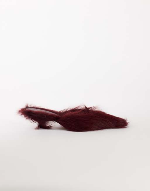 Topshop Asher Pumps mit Kitten-Heel in Rot, Echtleder, 2 von 4