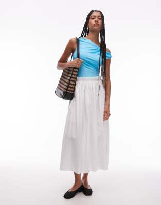 Topshop Asymmetric Twist Detail Top