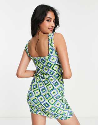 topshop aztec dress