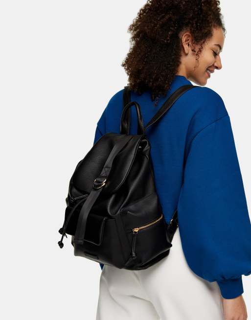 Topshop back pack in black