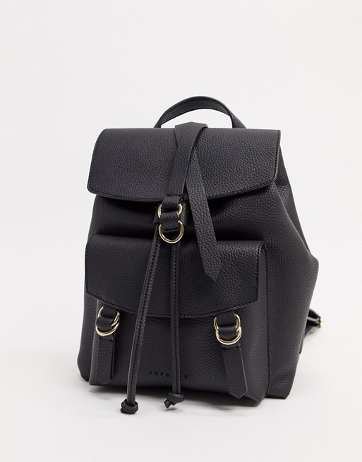 Topshop backpack in black