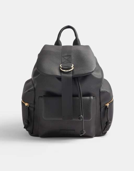 Topshop backpack in black