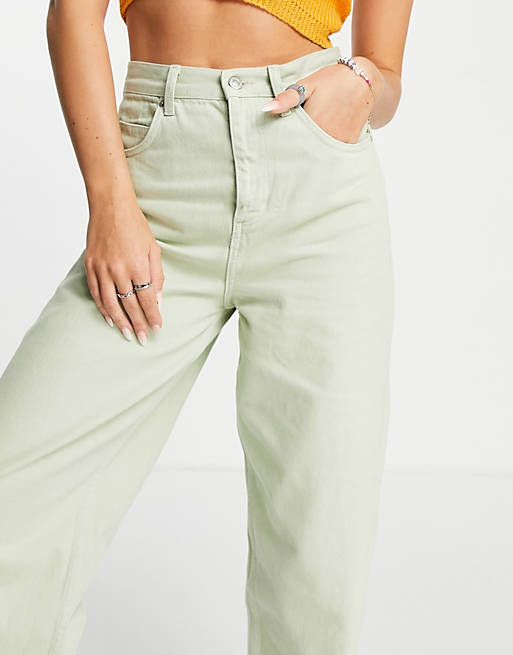 Jeans Topshop Baggy jean in green wash 