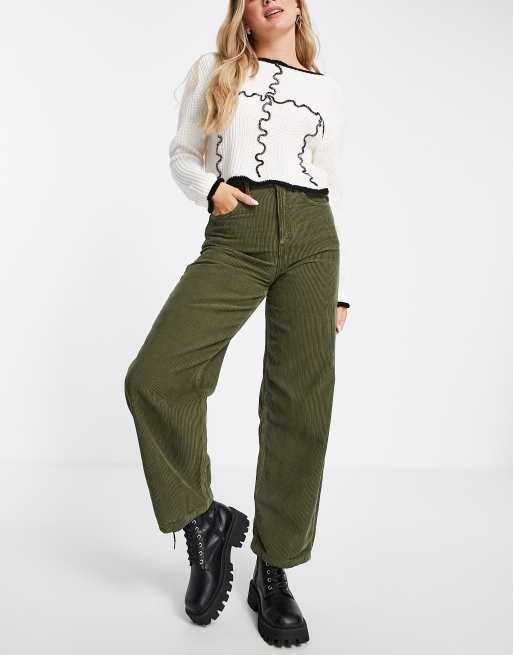 Khaki 2025 jeans topshop