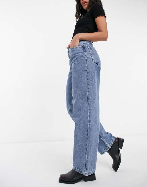 High rise sales baggy jeans