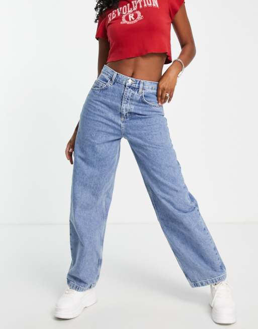 High waisted hot sale jeans topshop