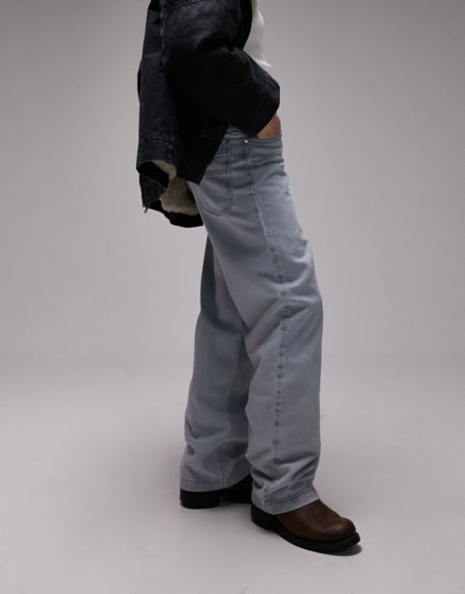 Topshop Baggy jeans in super bleach | ASOS