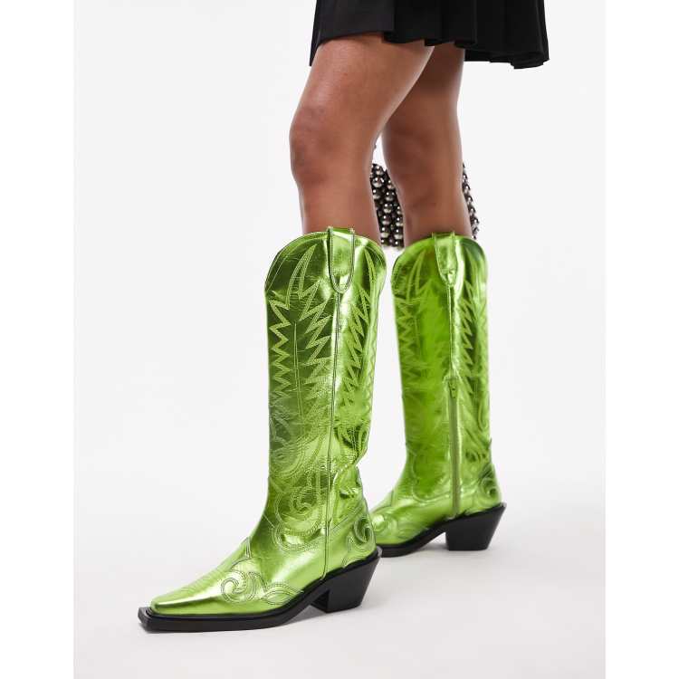 Metallic on sale cowgirl boots