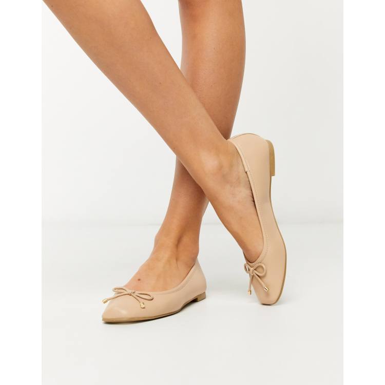 Beige ballet shoes new arrivals