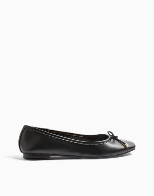 Topshop hot sale black flats