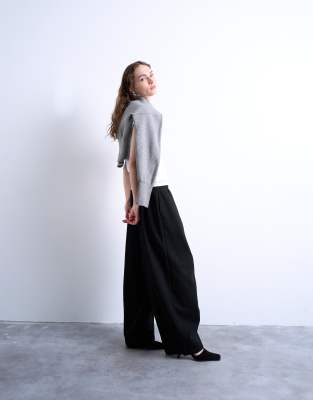 Topshop - Ballon-Jogginghose in Schwarz